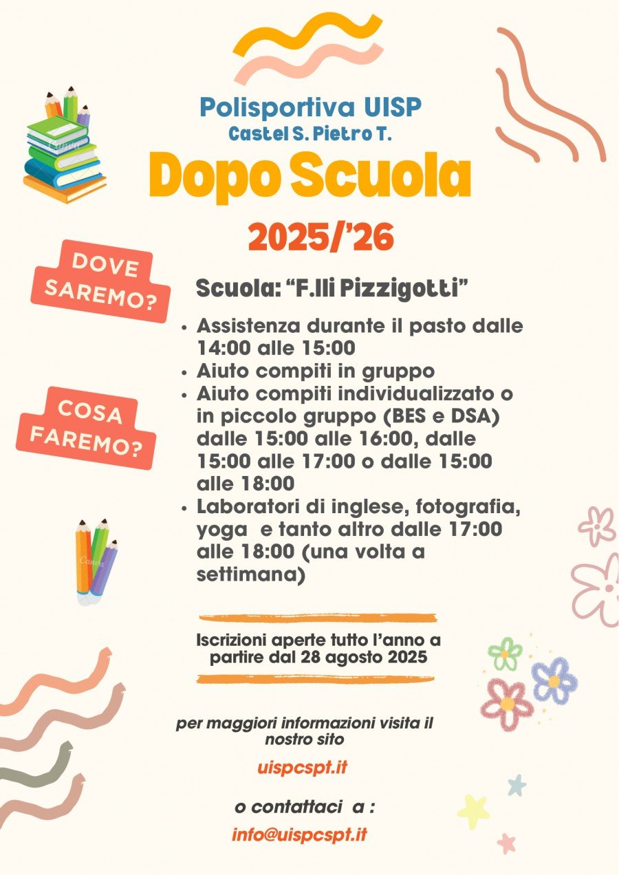 PRE E POST SCUOLA 2025/2026