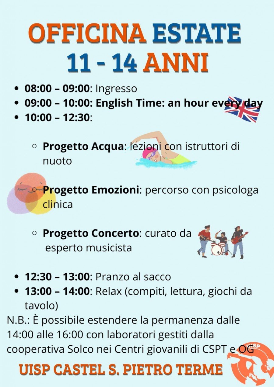 Centri estivi 11-14 Anni